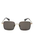 AllSaints square-frame tinted sunglasses - Gold
