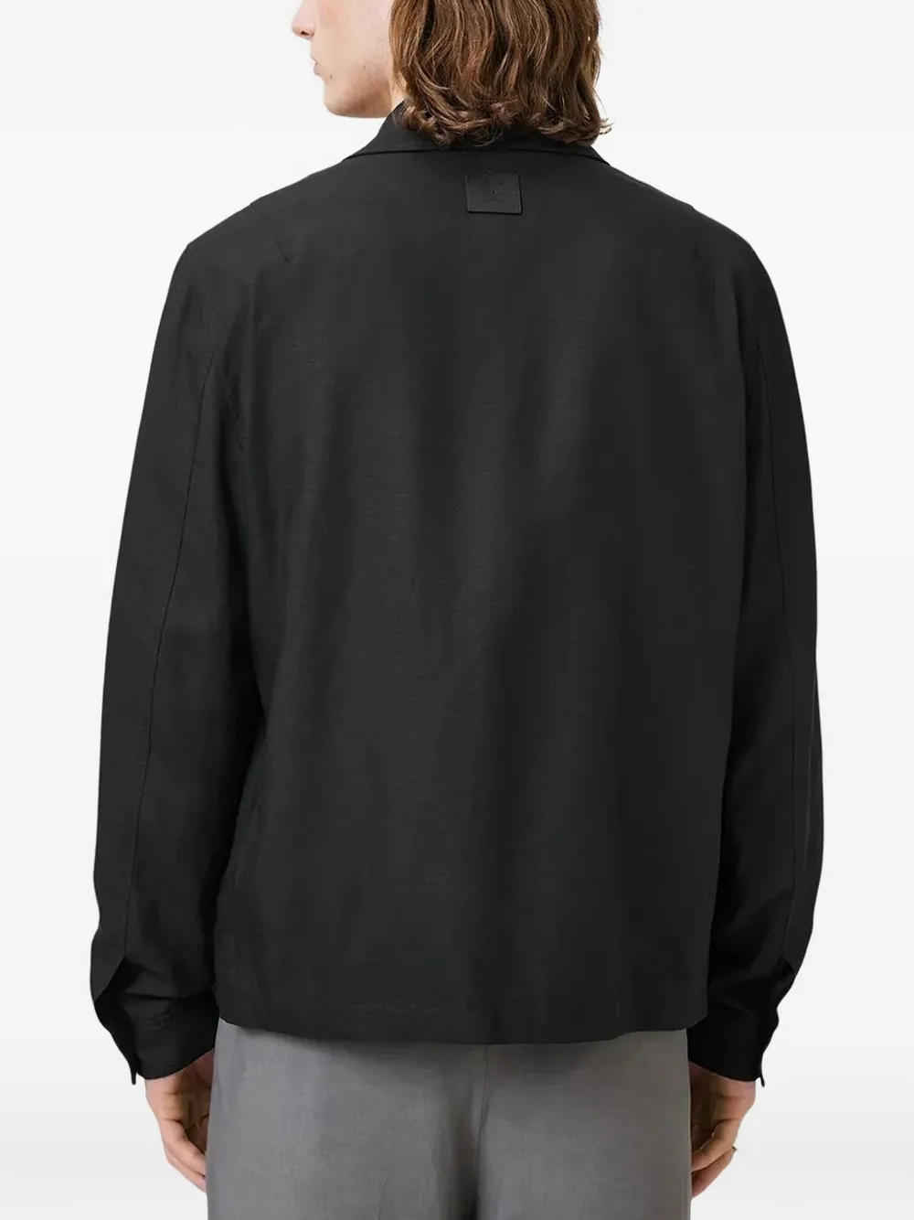 AllSaints Bradner jack met rits Zwart
