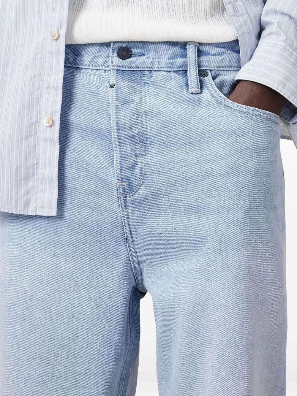AllSaints Alva denim shorts Blauw