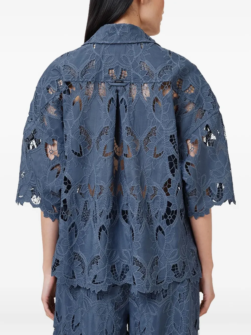 AllSaints Charli blouse Blauw