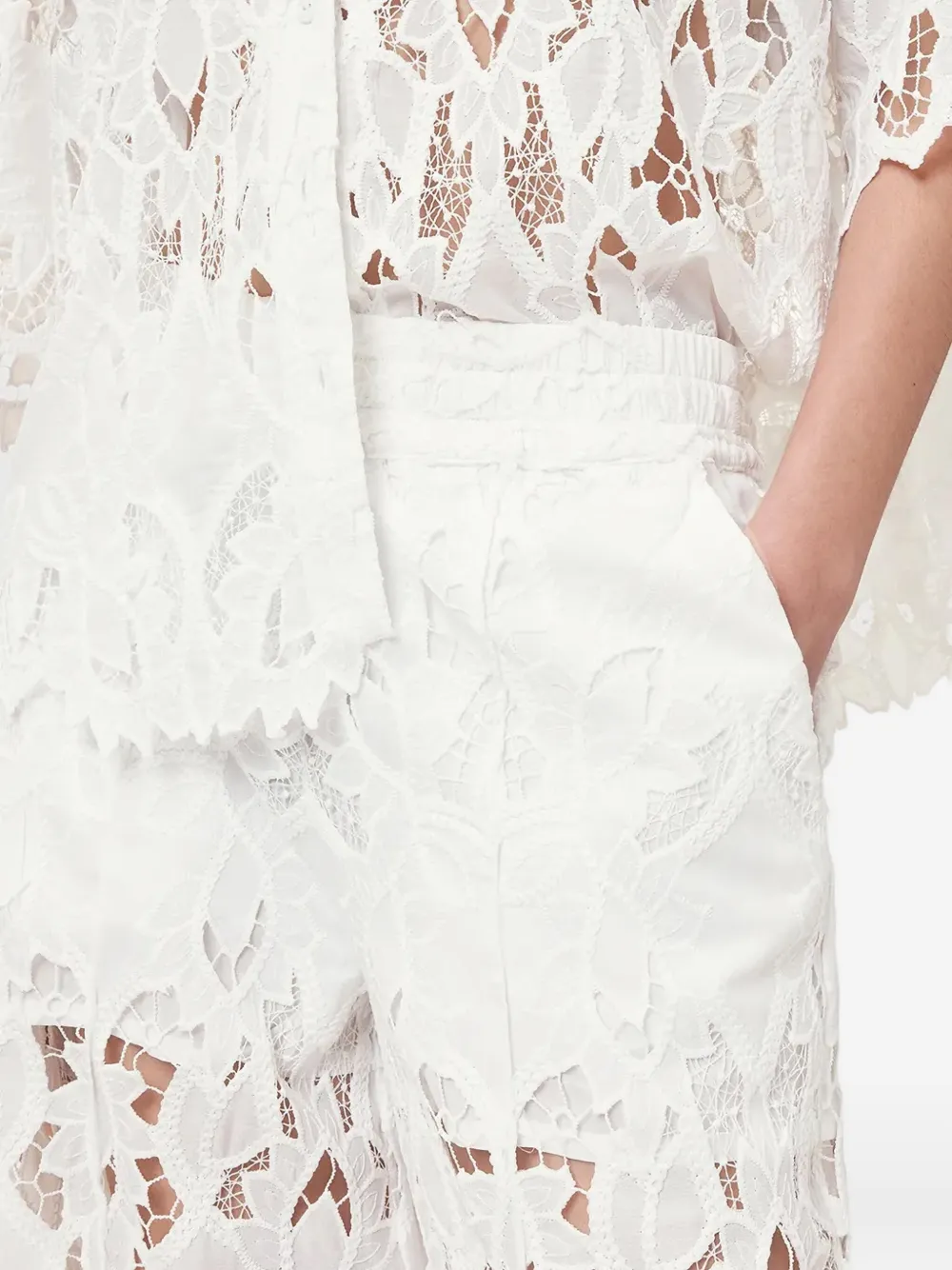 AllSaints Charli broek Wit