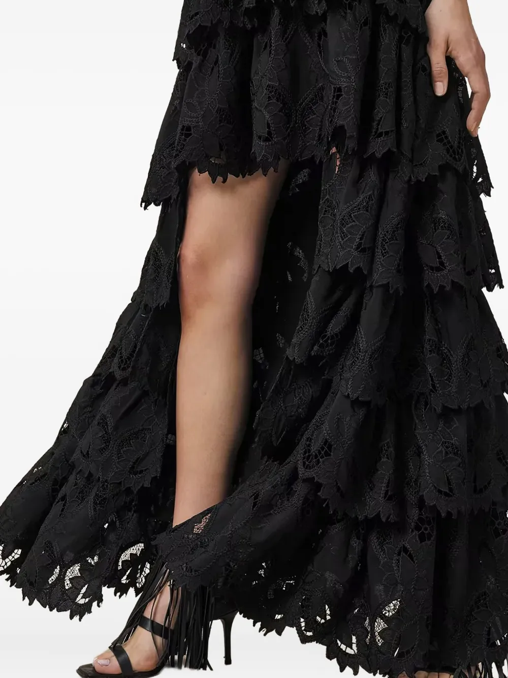 AllSaints Cavarly rok Zwart