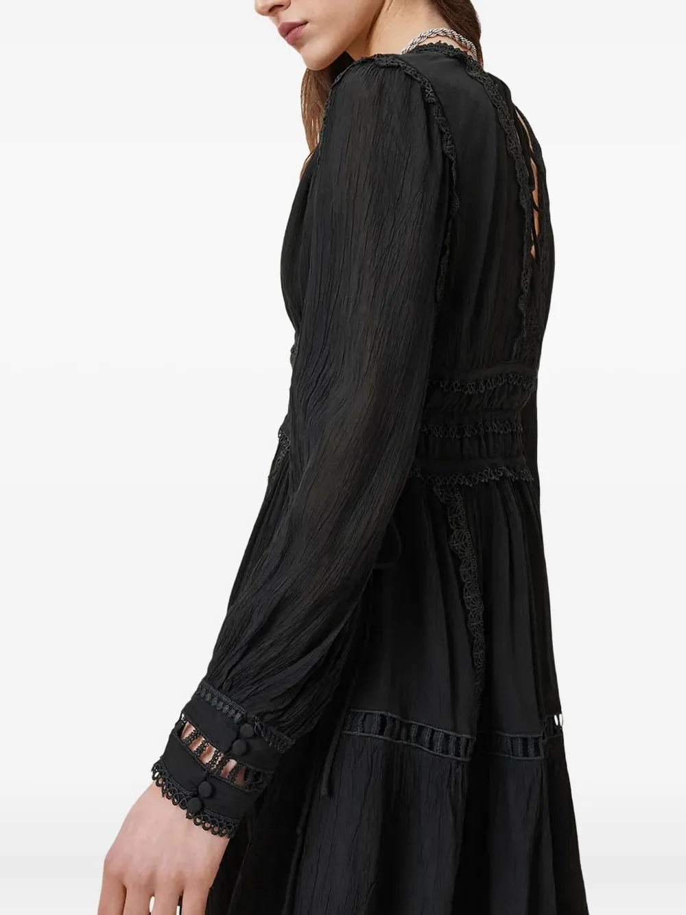 AllSaints Xanthe mini-jurk Zwart