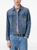 AllSaints Exile button-fastening denim jacket - Blue