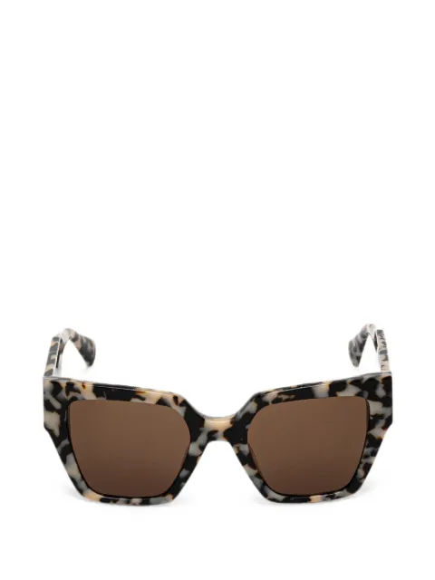AllSaints lunettes de soleil à effet écailles de tortue
