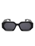 AllSaints geometric-frame sunglasses - Black