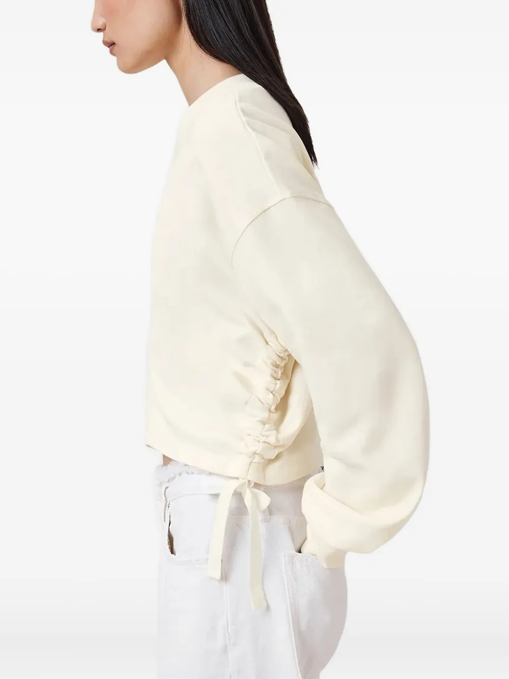 AllSaints Sweater met trekkoord Beige