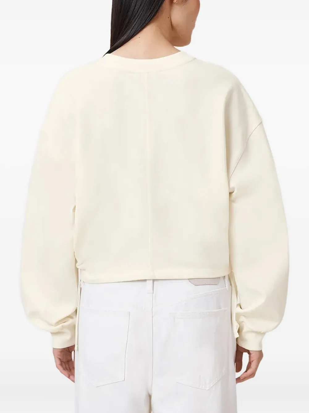 AllSaints Sweater met trekkoord Beige