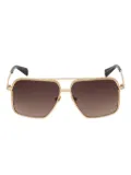 AllSaints square-frame sunglasses - Gold