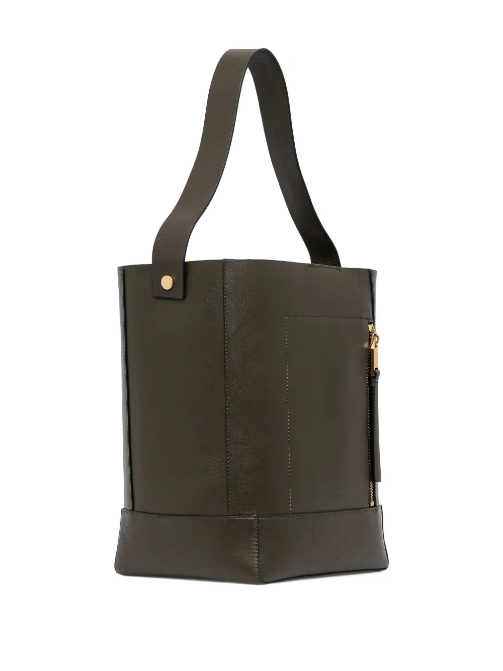 AllSaints Shopper met ritssluiting en vlakken Groen