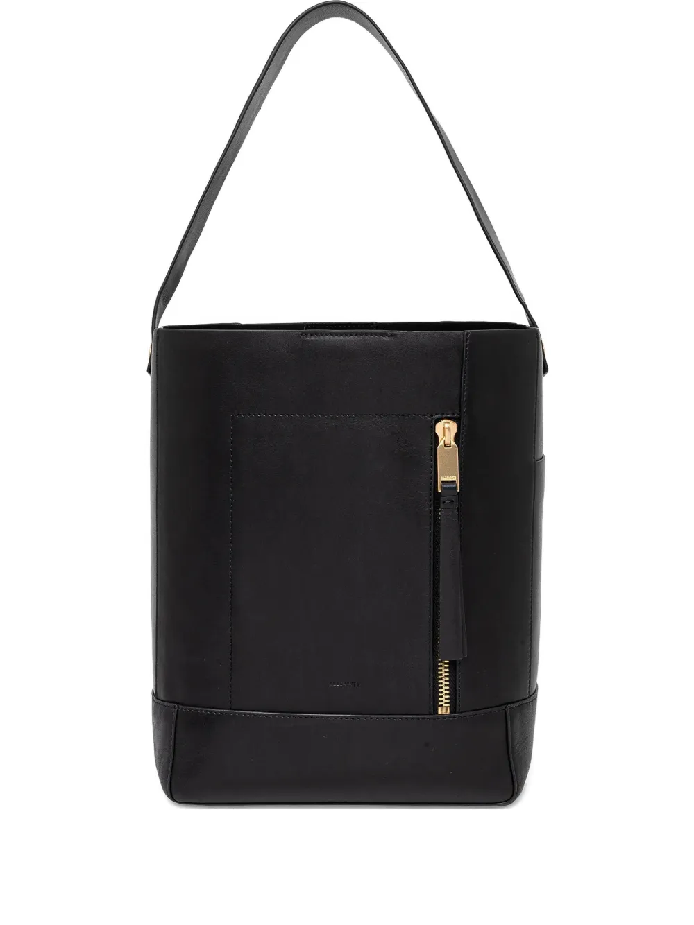 AllSaints Shopper met rits en vlakken Zwart