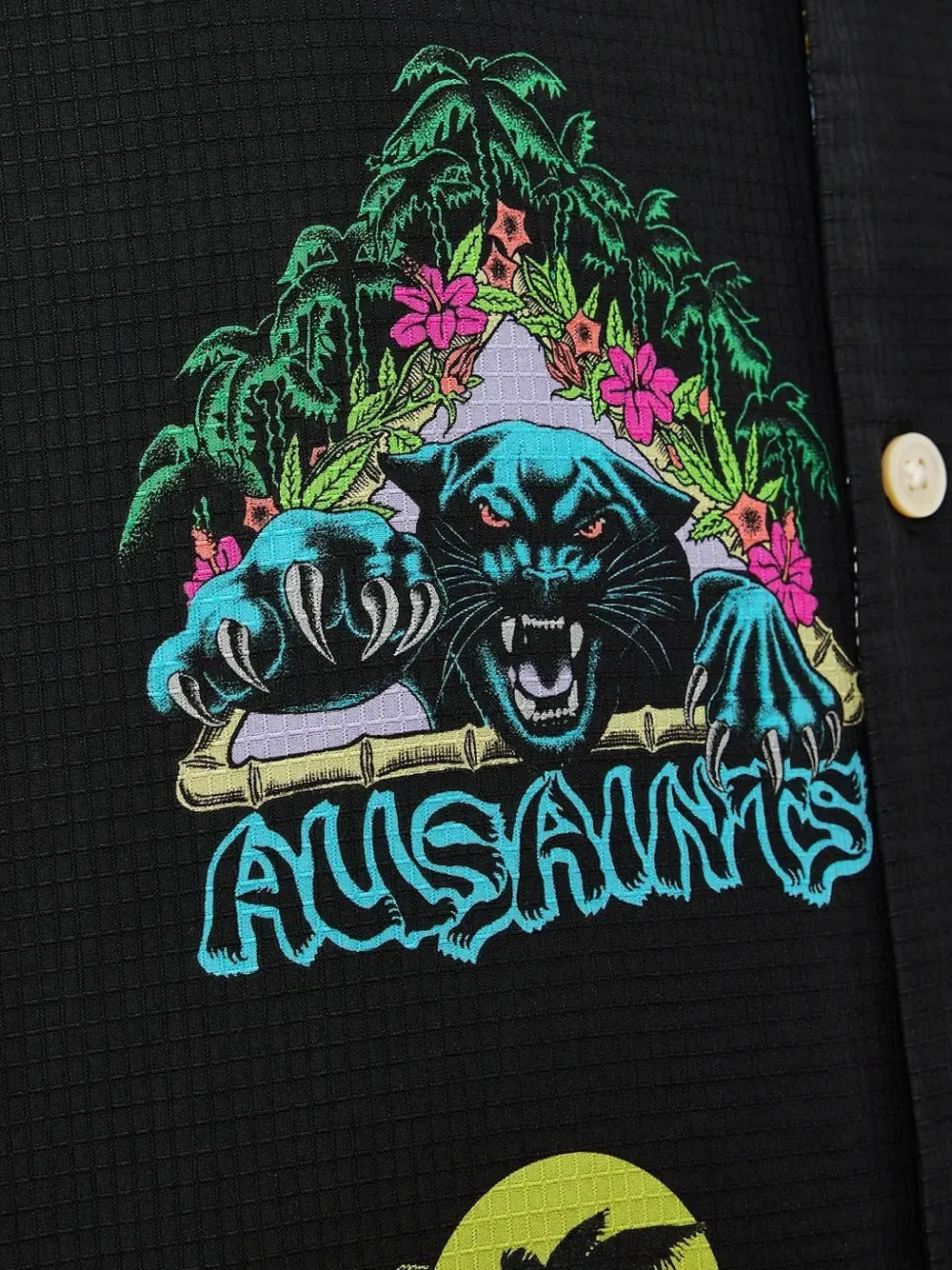 AllSaints Overhemd met grafische print Zwart