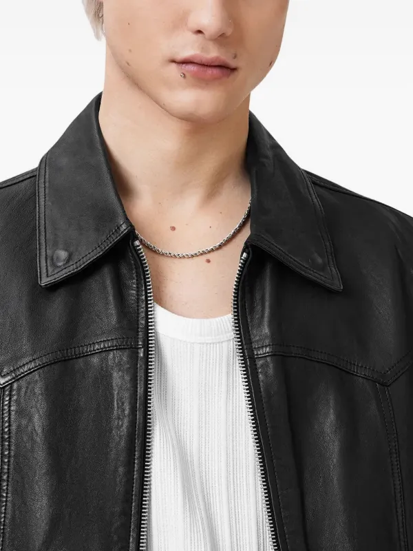 AllSaints Nellcot Jacket Black FARFETCH UZ