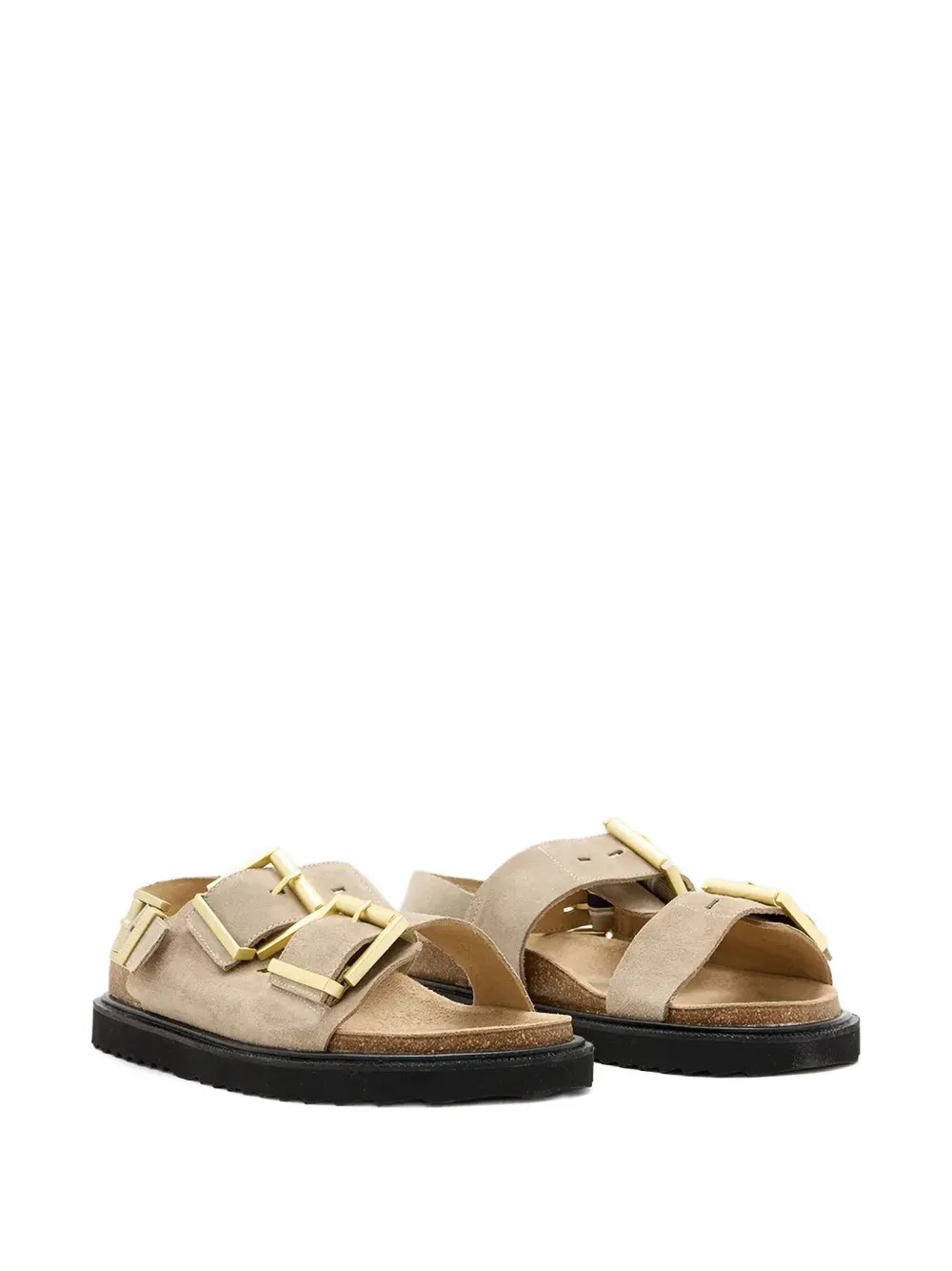 AllSaints buckle-detail platform sandals Neutrals