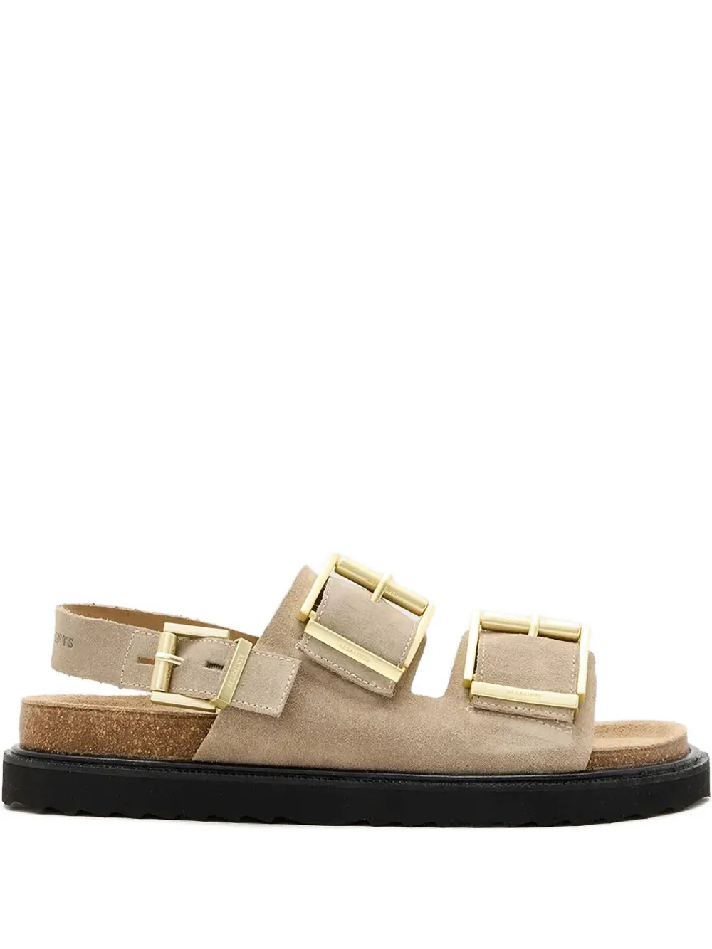 AllSaints buckle-detail platform sandals Neutrals
