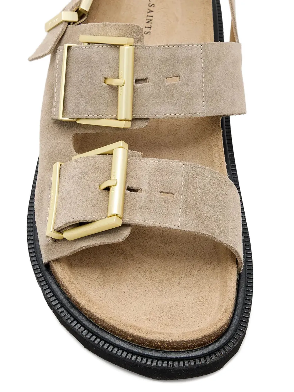 AllSaints buckle-detail platform sandals Neutrals