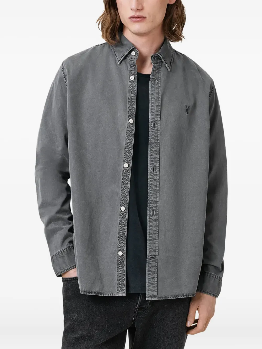 AllSaints Bodhi シャツ - グレー AllSaints Bodhi シャツ - グレー