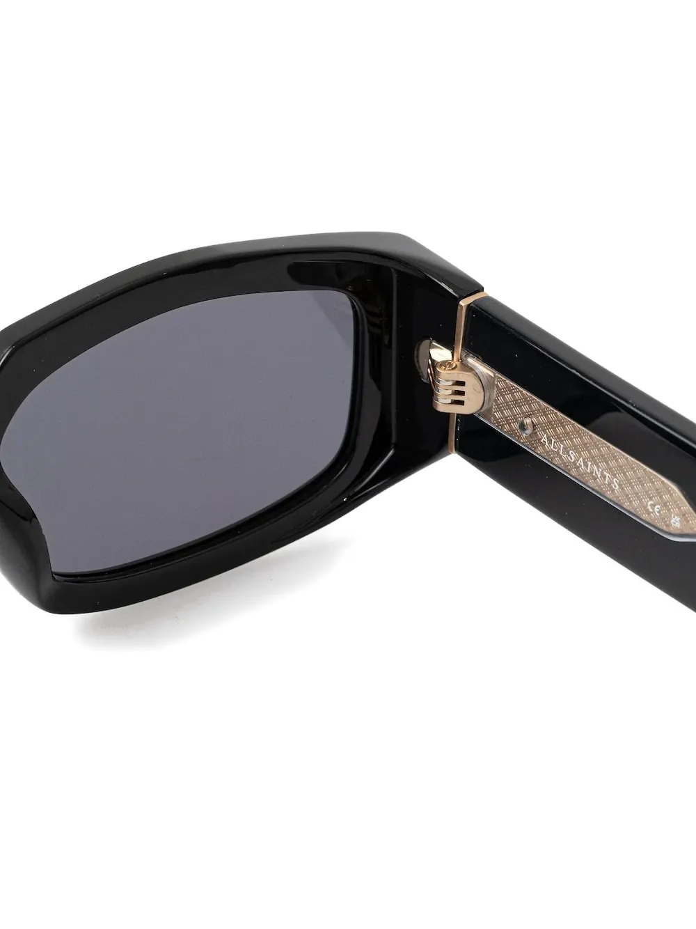  Allsaints Rectangle-frame Sunglasses - Black 