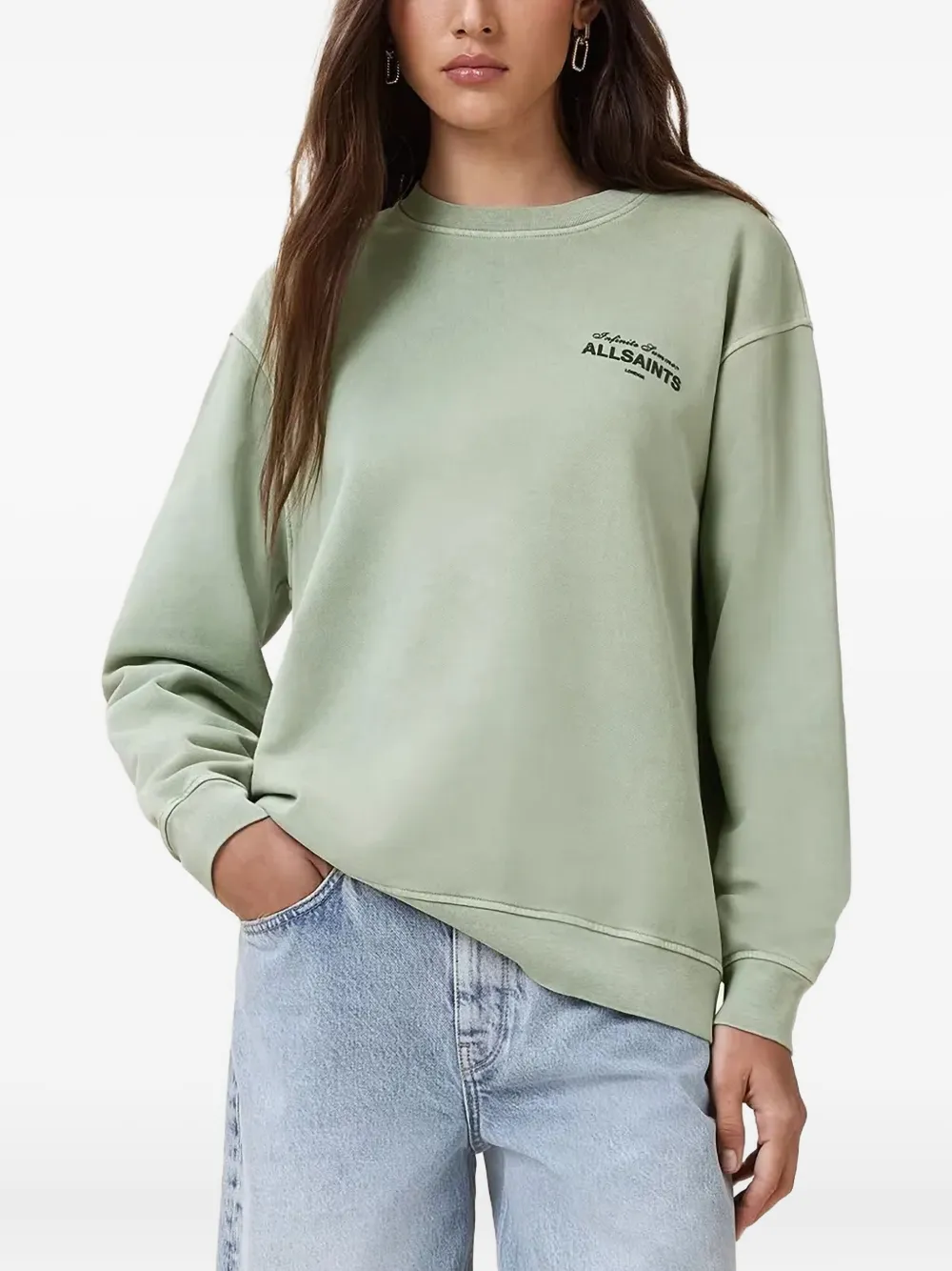 Allsaints Etta Logo-print Sweatshirt