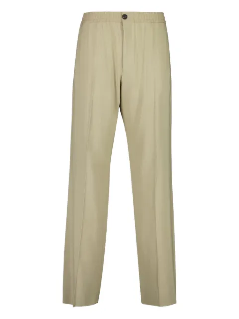 Ferragamo elasticated-waist button trousers