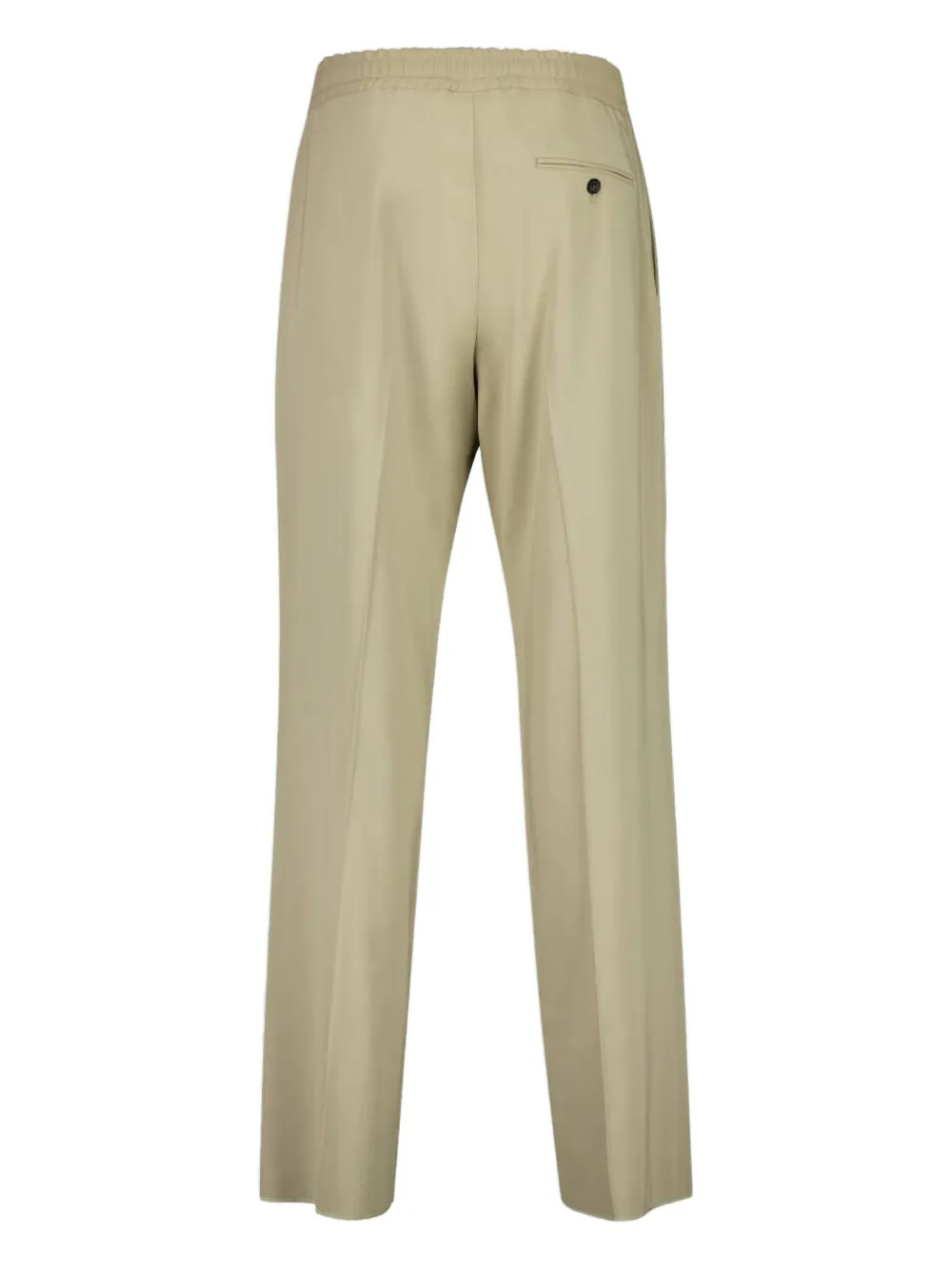 Ferragamo elasticated-waist button trousers - Beige