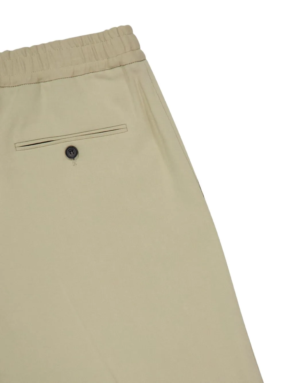 Ferragamo elasticated-waist button trousers Beige