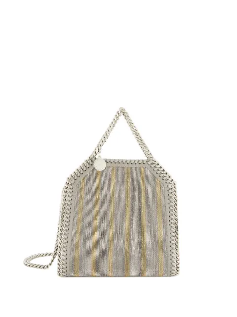 Stella McCartney Falabella striped metallic bag