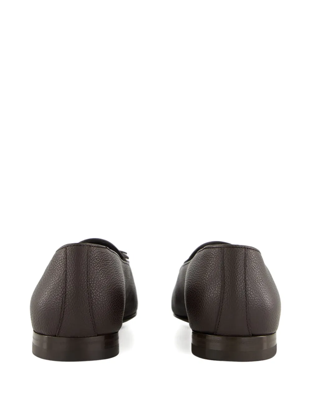 Manolo Blahnik Lennox leather loafers Brown