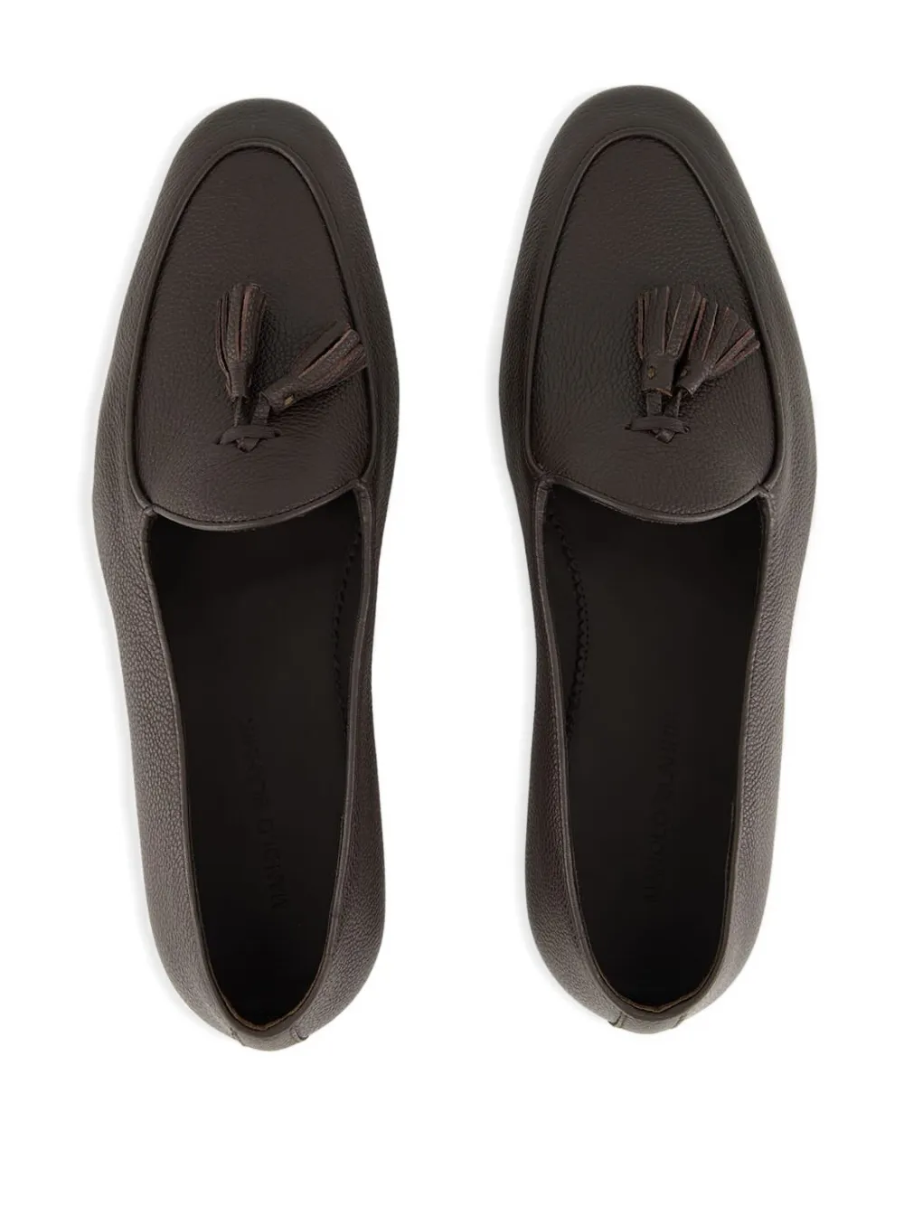 Manolo Blahnik Lennox leather loafers Brown