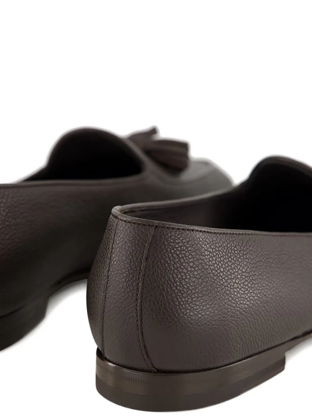 Manolo Blahnik Lennox leather loafers Brown