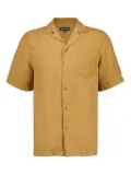 Frescobol Carioca short-sleeves button-up linen shirt - Neutrals