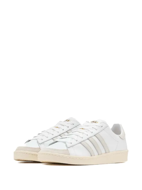 Adidas Jabbar Lo Leather Sneakers | White | FARFETCH ID