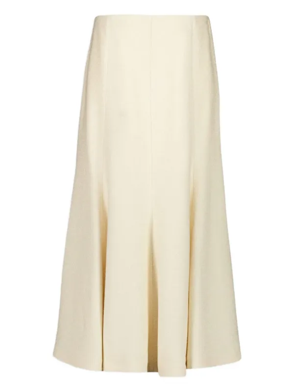 Gabriela Hearst Selma Silk Maxi Skirt in Neutrals