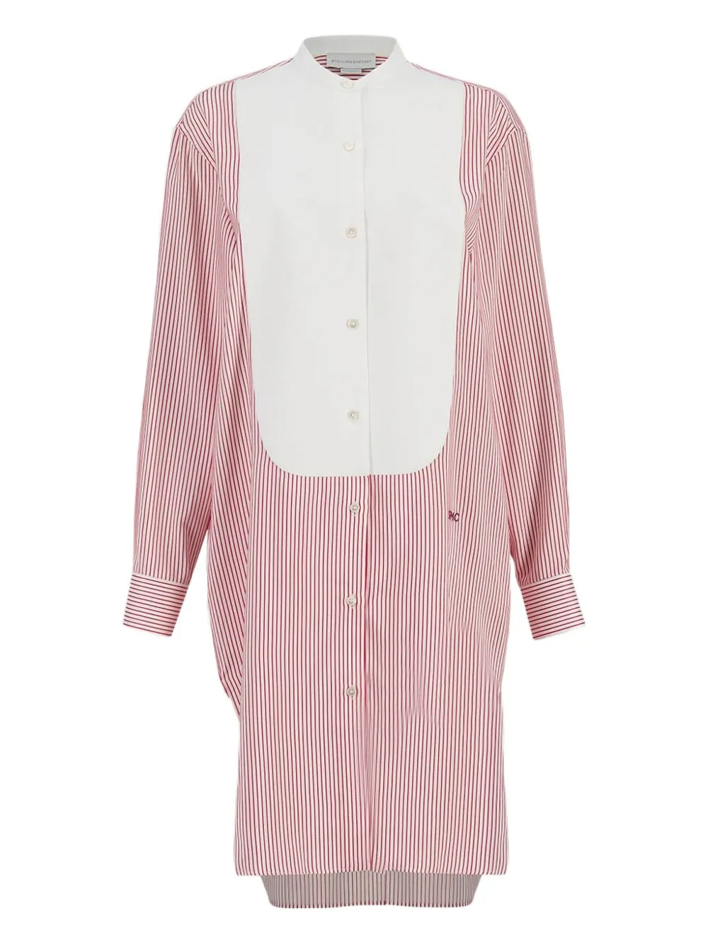 Stella McCartney Gestreepte blousejurk Roze