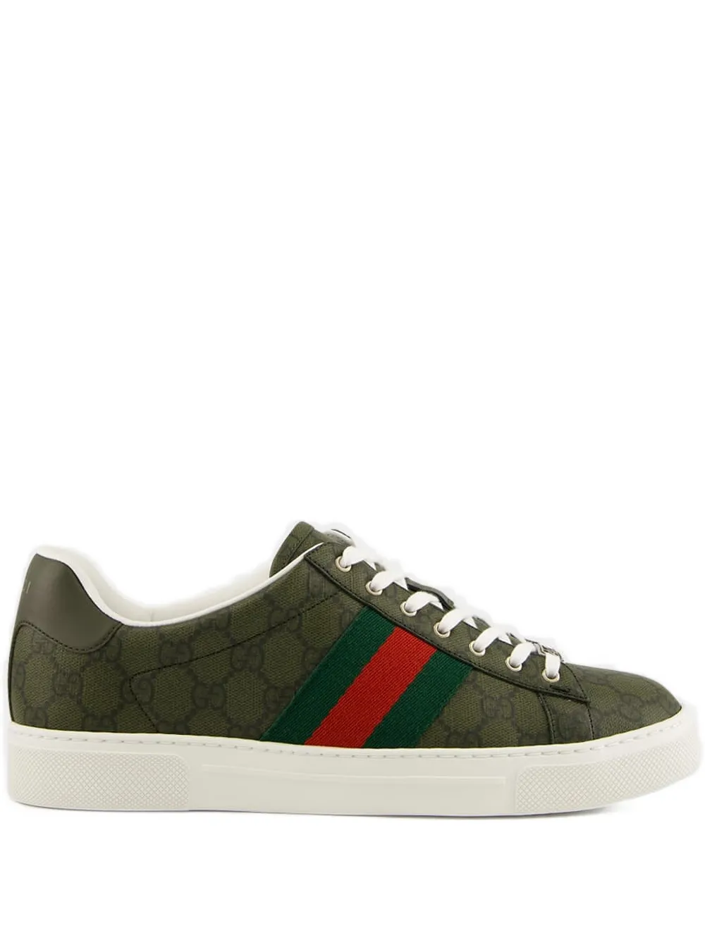 Gucci Ace GG Supreme lace-up sneakers - Green