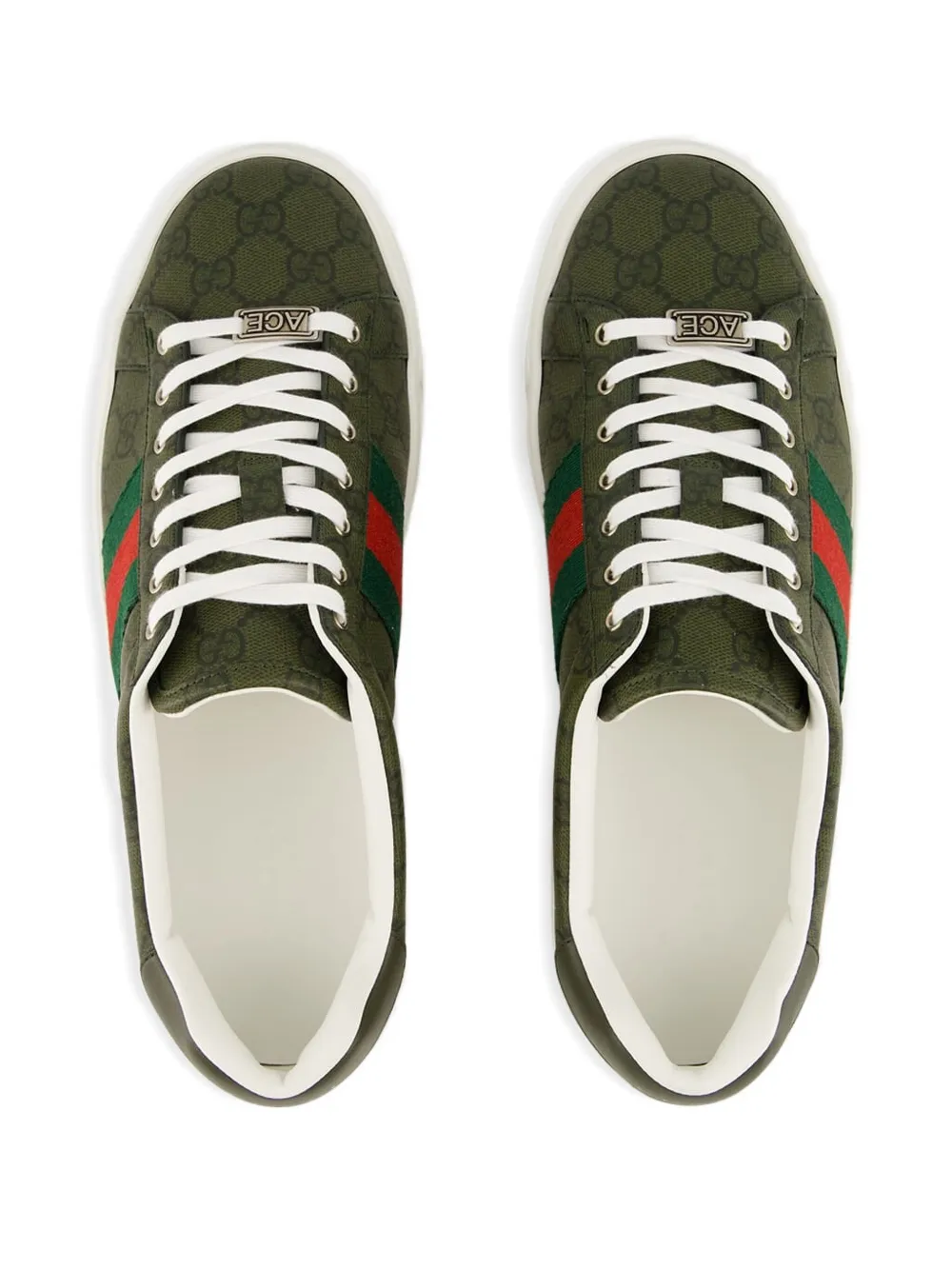 Gucci Ace GG Supreme sneakers Groen