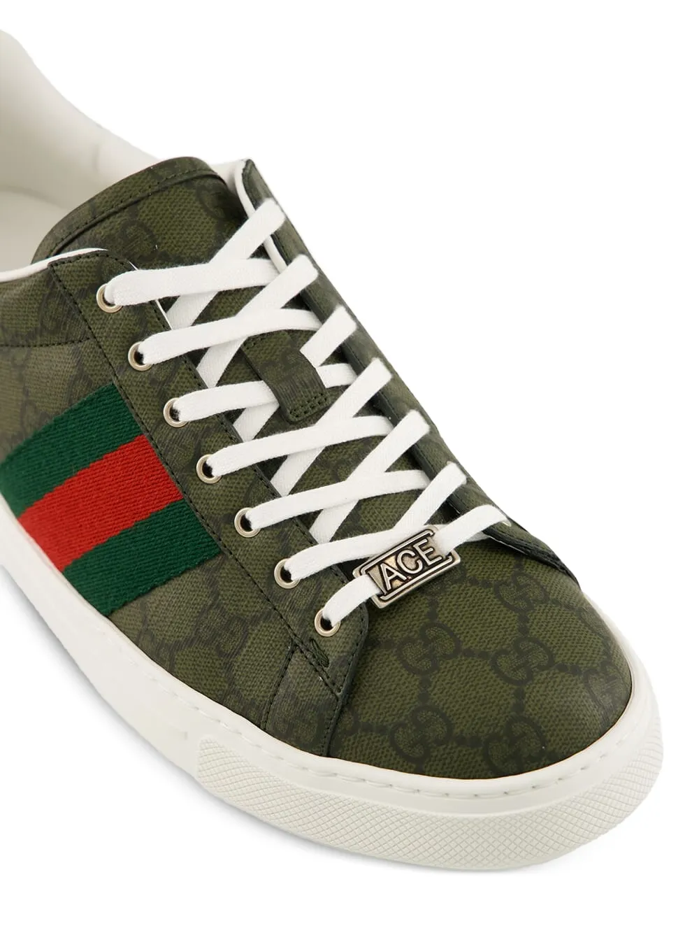 Gucci Ace GG Supreme sneakers Groen