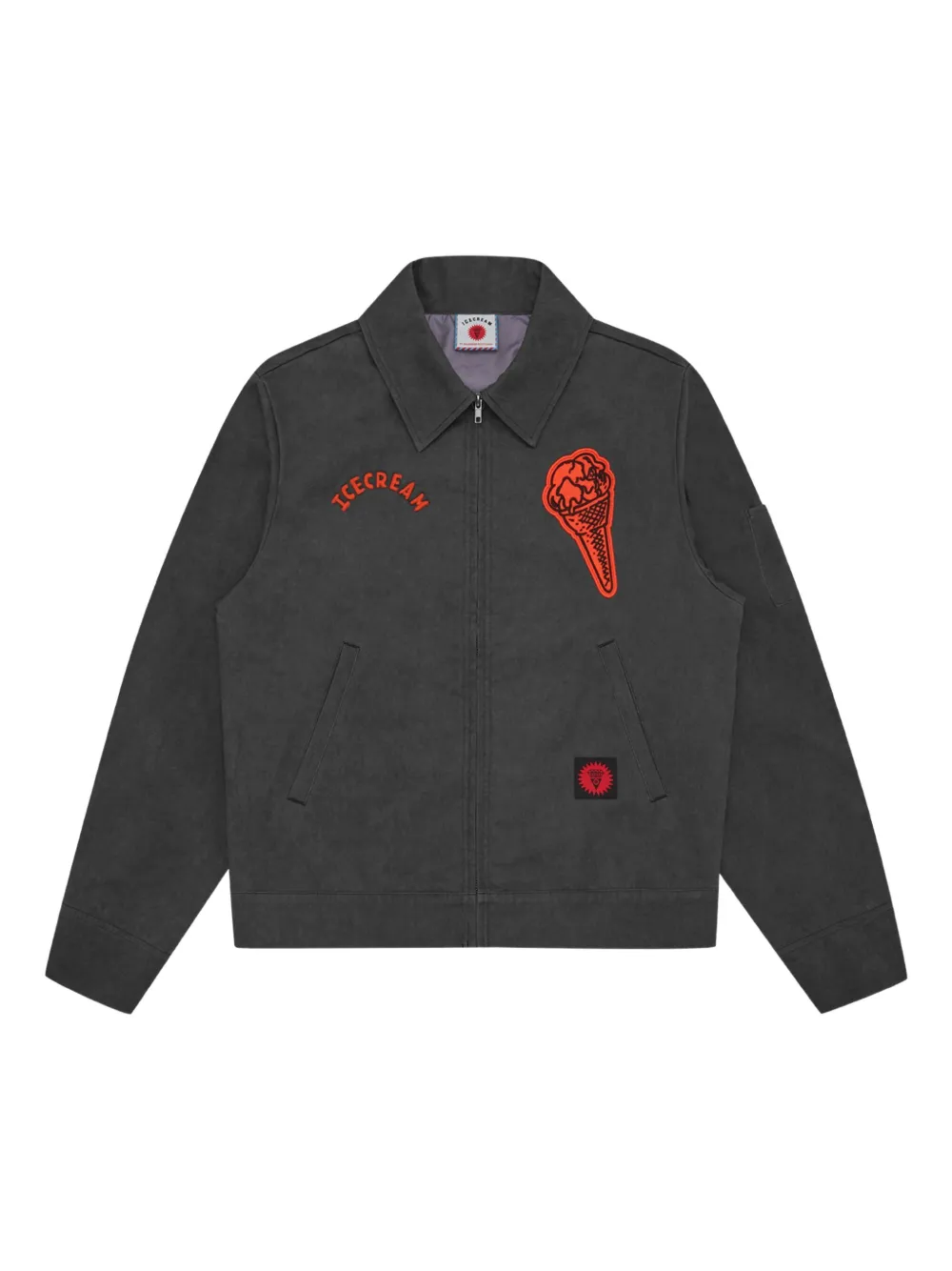 ICECREAM Cone-patch overshirt | Black | Image 1