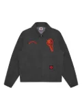 ICECREAM Cone-patch overshirt - Black
