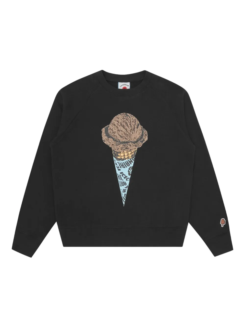 ICECREAM Cone graphic sweatshirt | negro | Image 1