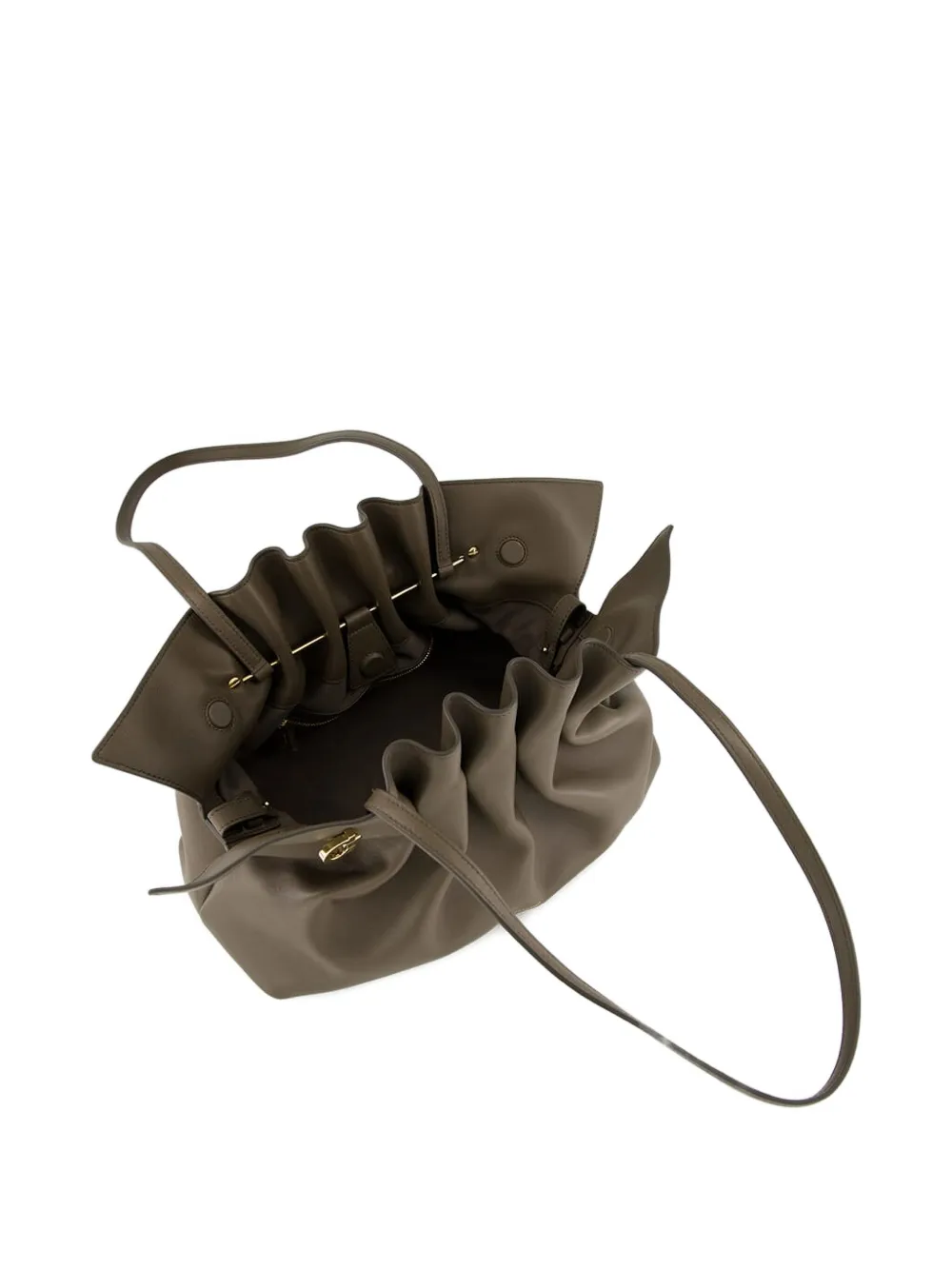 Ferragamo Soft leather shoulder bag Bruin