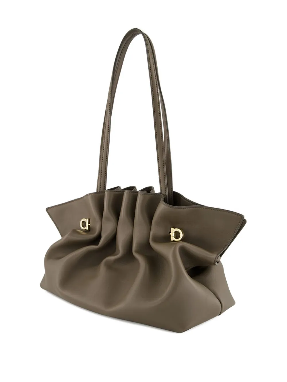 Ferragamo Soft leather shoulder bag Bruin