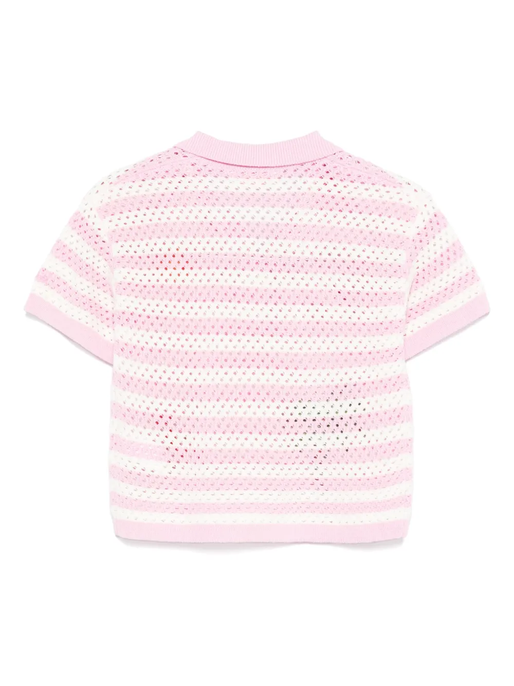 MC2 Saint Barth Kids Gestreept T-shirt Roze