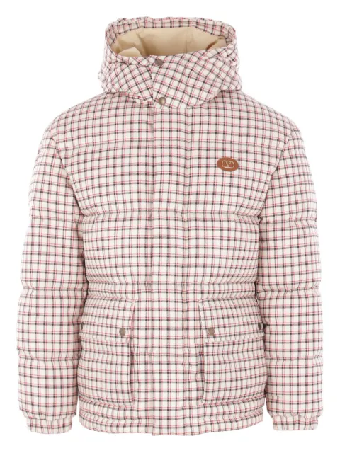 Valentino Garavani checked quilted coat