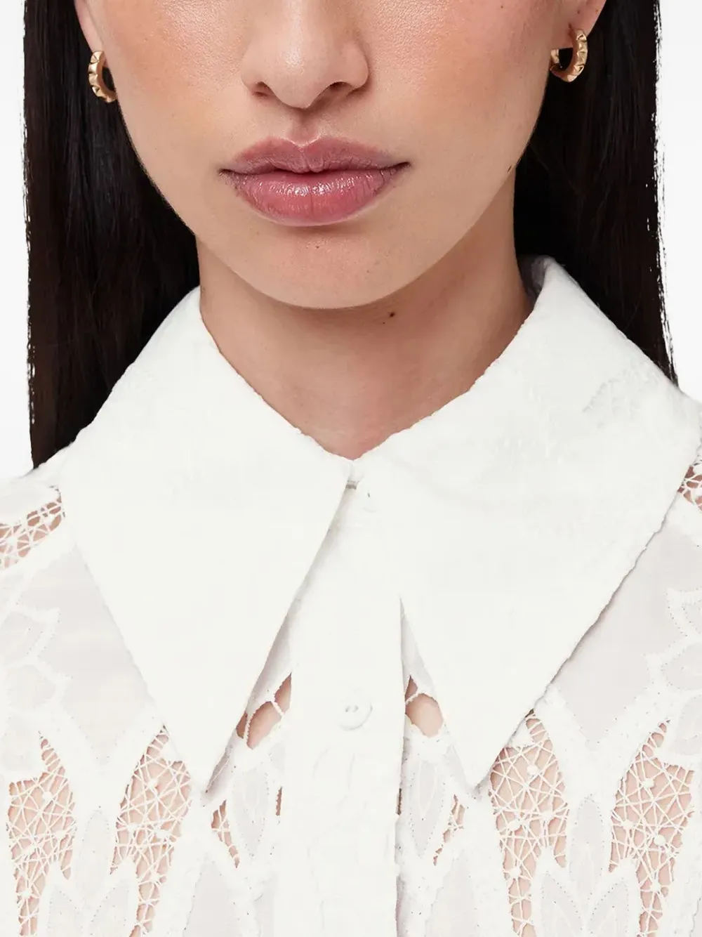 AllSaints Charli blouse Wit