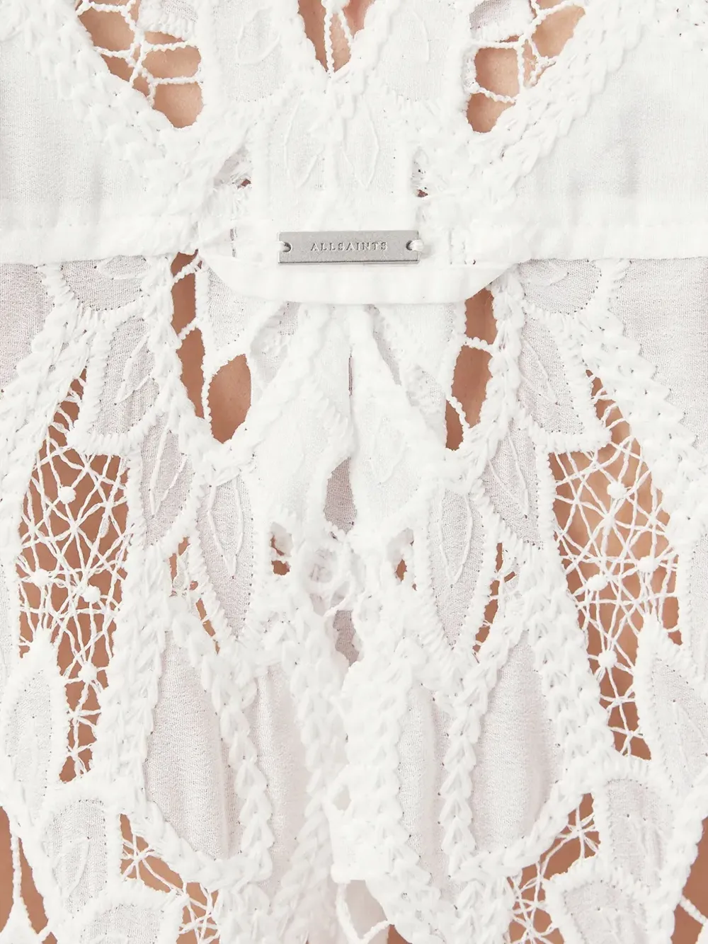 AllSaints Charli blouse Wit