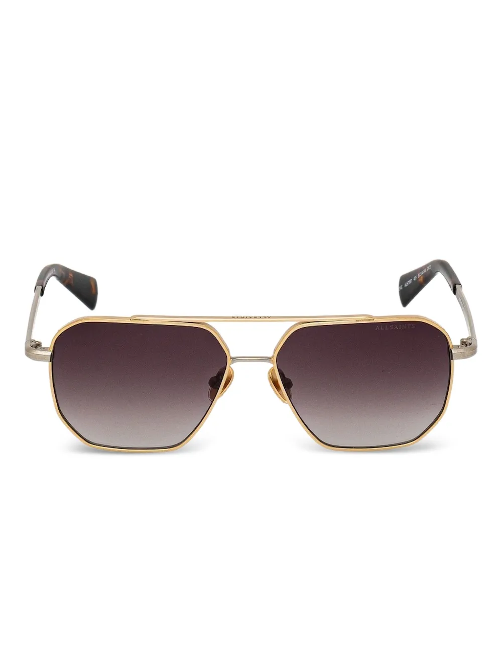 AllSaints Dune Navigator パイロット サングラス - ゴールドトーン AllSaints Dune Navigator パイロット サングラス - ゴールドトーン