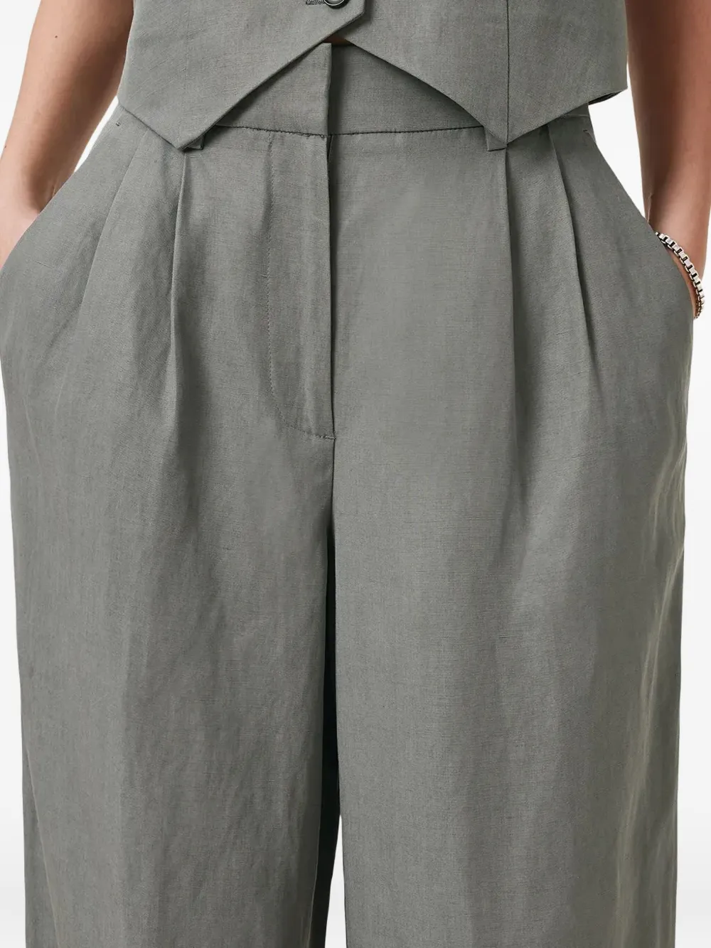 AllSaints Averie broek Grijs