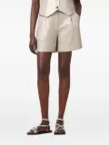 AllSaints Averie linen shorts - Silver