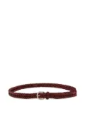 DRAGON DIFFUSION braided leather belt - Red
